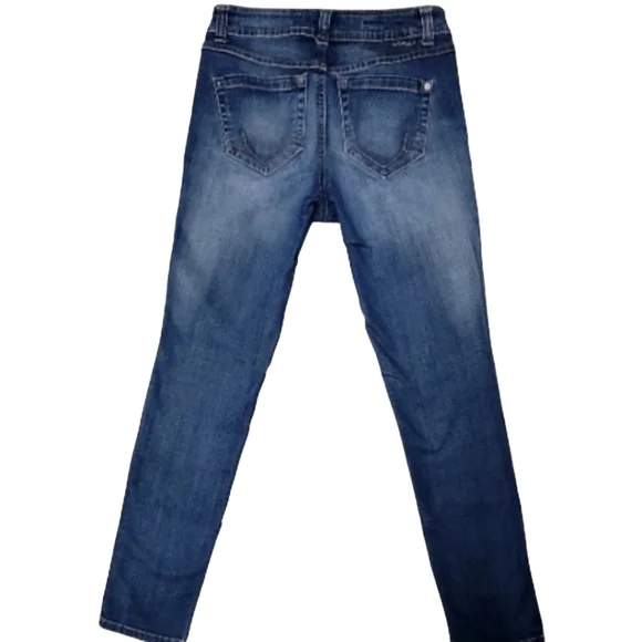 INC International Concepts Womens' Skinny Leg Curvy Fit Jeans Medium Wash sz 2 - Picture 4 of 9